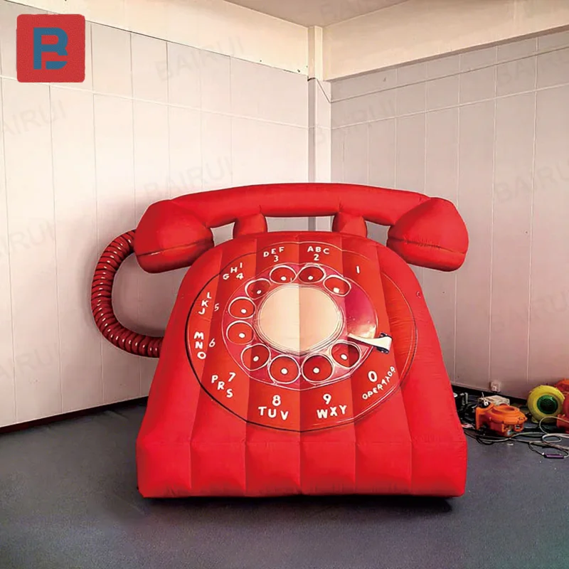 

Inflatable phone, custom inflatable cartoon telephone, retro style, an atmosphere-creating decoration item