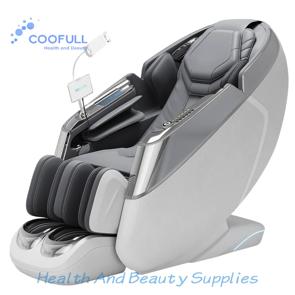 Coolfull Dual Luxury Massage Chair with Full Body Thai Zero Gravity Airbag System Heating Smart Voice Control for Living Room