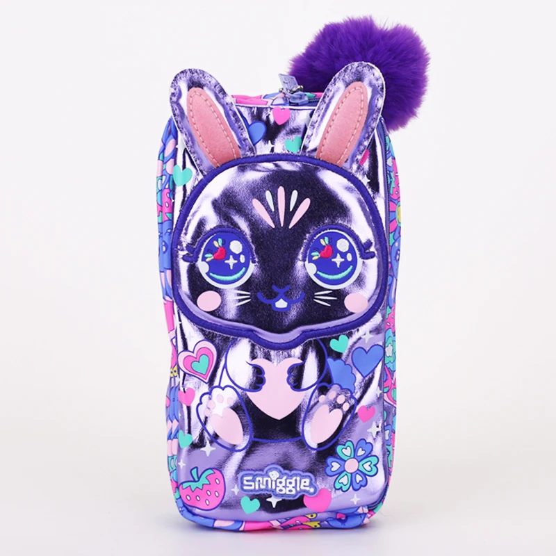 Australian Smilgle Reduces The Burden On Elementary School Shoulders With Large Capacity And Ultra Light Purple Rabbit Backpack