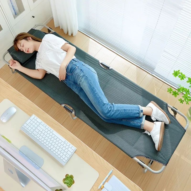Light Luxury High Quality Beds Frame Apartment Lazy Bedroom Folding Beds Reading Simple Cama Plegable Space Saving Furniture image 3