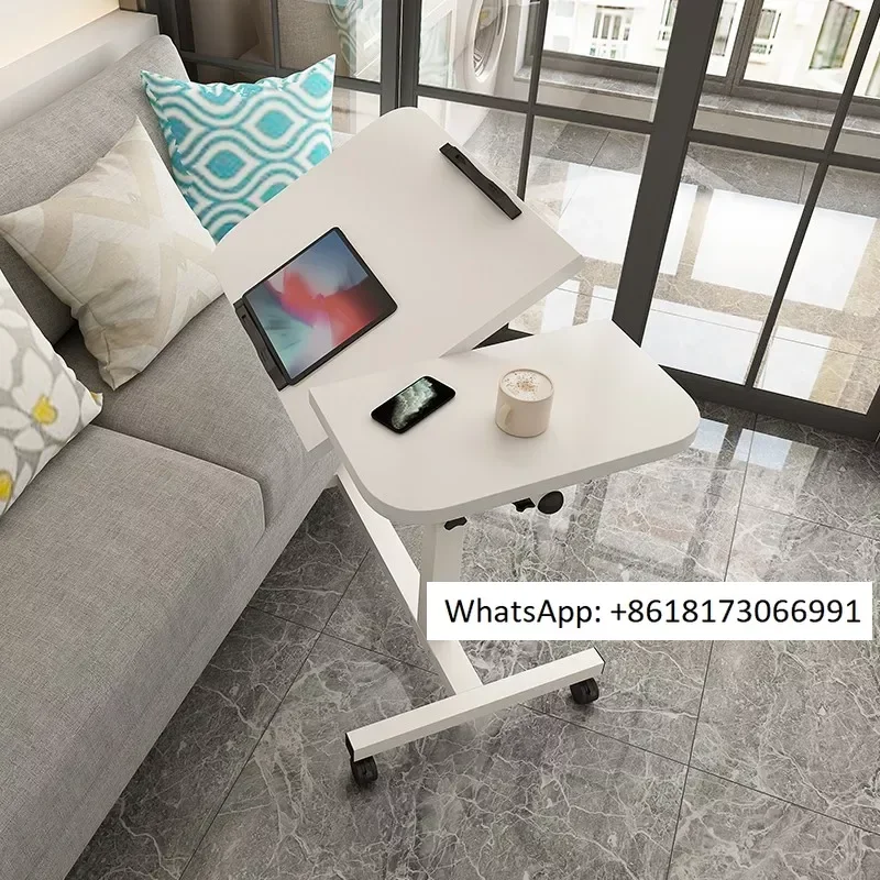 Lifting Mobile Computer Desk Bedside Sofa Bed Notebook Desktop Stand Table Learning Desk Folding Laptop Table Adjustable Table