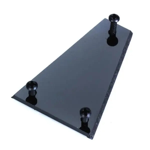 Truss Rod Cover for Electric Guitar Durable PVC Guard with Screws for Bass Guitar Replacement Parts
