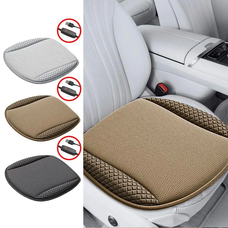 

Cool Car Seat With Fan Summer Cool Blowing Ventilation Seat Covers Car Seat Summer Cool Air Seat Cushion Cooling Pad accessory