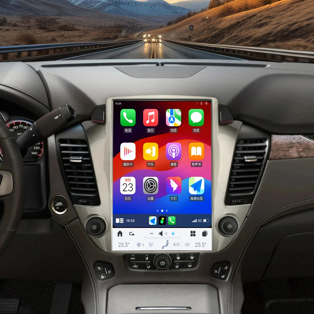 14.4 Inch Android 13 Stereo Navigation Multimedia Player for Suburban Tahoe GMC 2014-2020 Android Car Radio