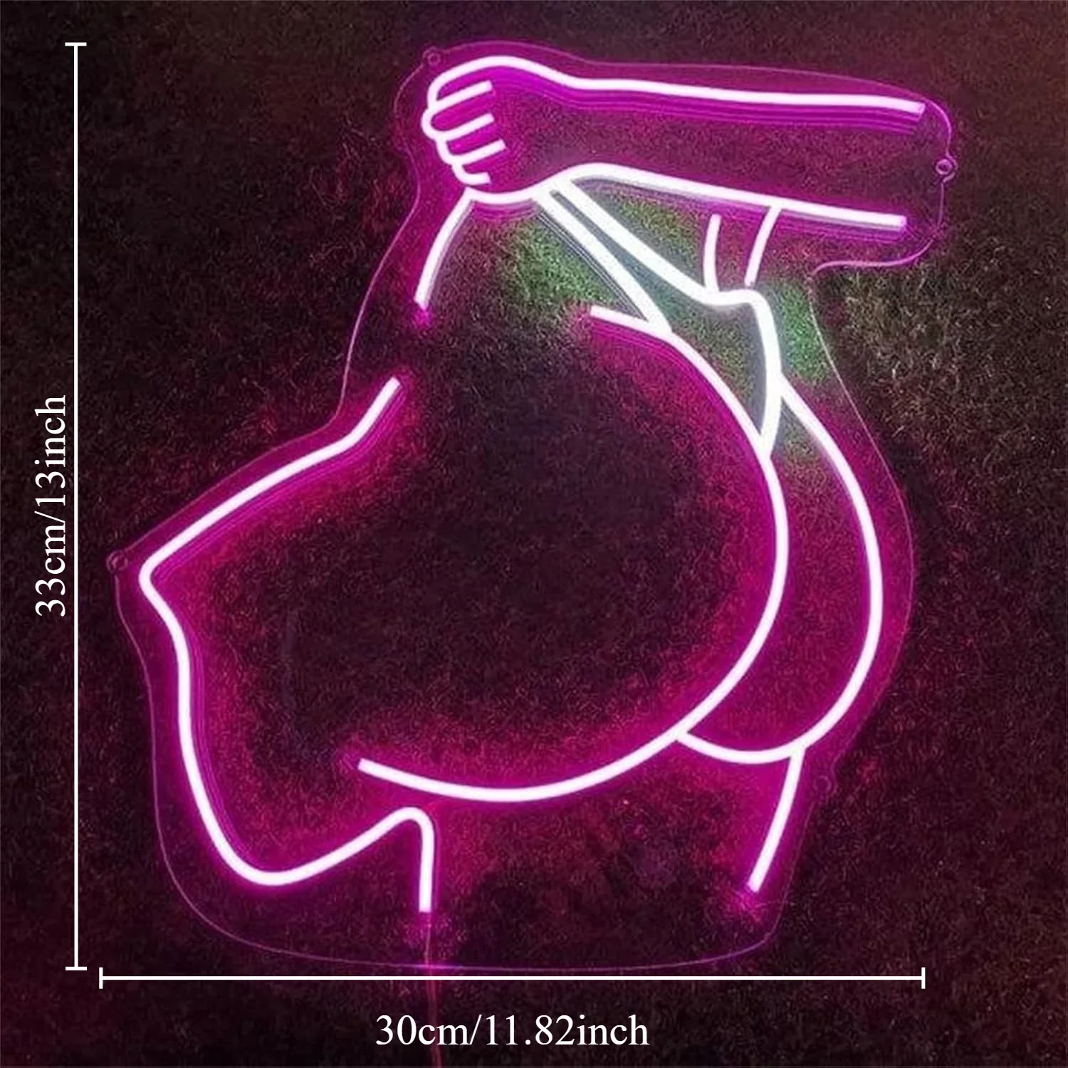 Woman Half Body Neon Sign Dimmable LED Neon Light Sign for Wall Decor Room Party Shop Club Bar Game Room Decor Birthday Art Gift