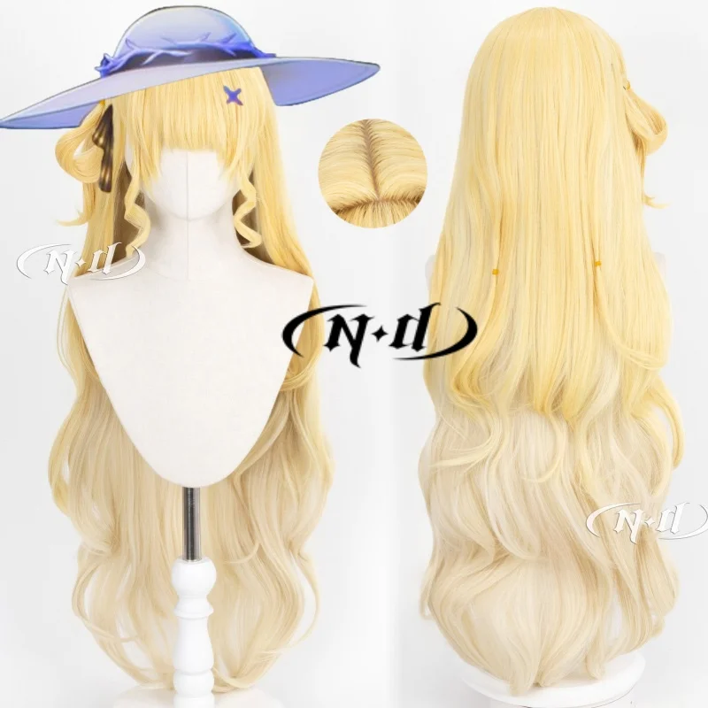 ND Phoebe Cosplay Wigs Hairpiece Wuthering Waves Cosplay Hair Wigs for Comic Con Coser Costume Theme Party Heat Resistant