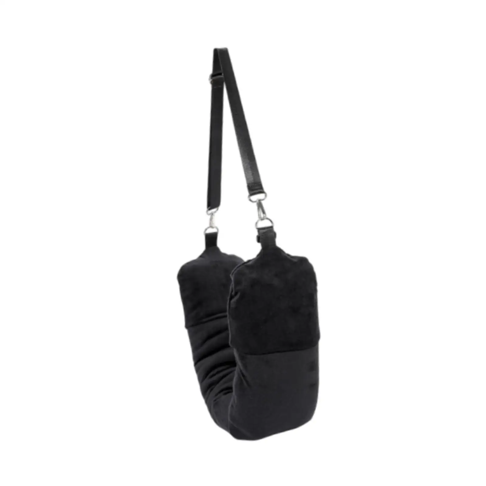 Travel Neck Pillow Case Adjustable U Shape Velvet Luggage Cushion Cover for Plane Car Bus Outdoor Pillows