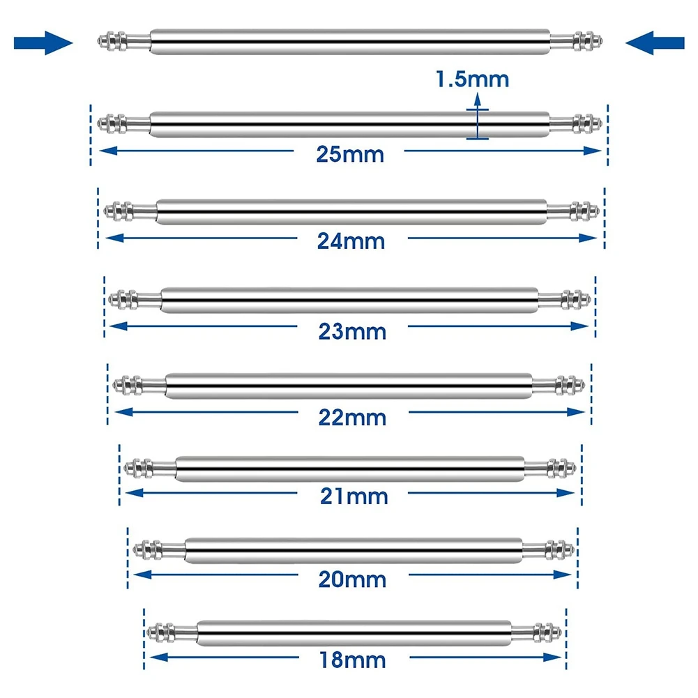 ELBA_Watch Strap Removal Tool Kit with Spring Bar Tool Watch Cleaning Cloth Link Removal Pin Remover Kit for Strap Adjustment