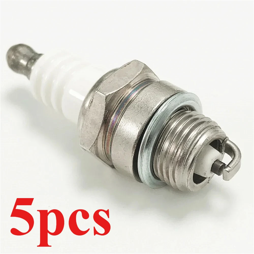5pcs for Lawn Mower Spark Plug Four-stroke Hedge Trimmer Spark Nozzle Lawn Mower Brush Cutter Two Stroke Chain Saw Spark Plug