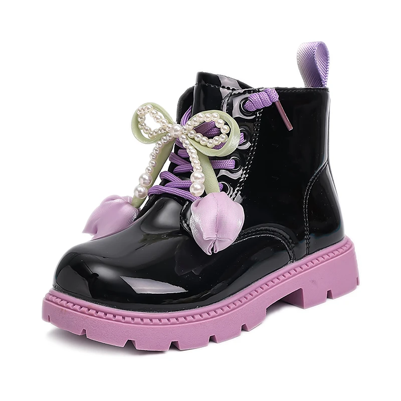 

Autumn Girls Ankle Boots Children Short Shoes Fashion Cute New Design Kids Casual Daily Walking Sneaker Girls Shoes