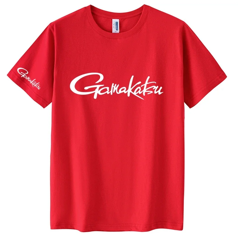 Love Fishing Gamakatsu T-Shirt Love Fish Outdoors Herren Neue Marke 100% Baumwolle Hochwertiger Druck Sommer Kurzarm T-Shirt – Detail 7