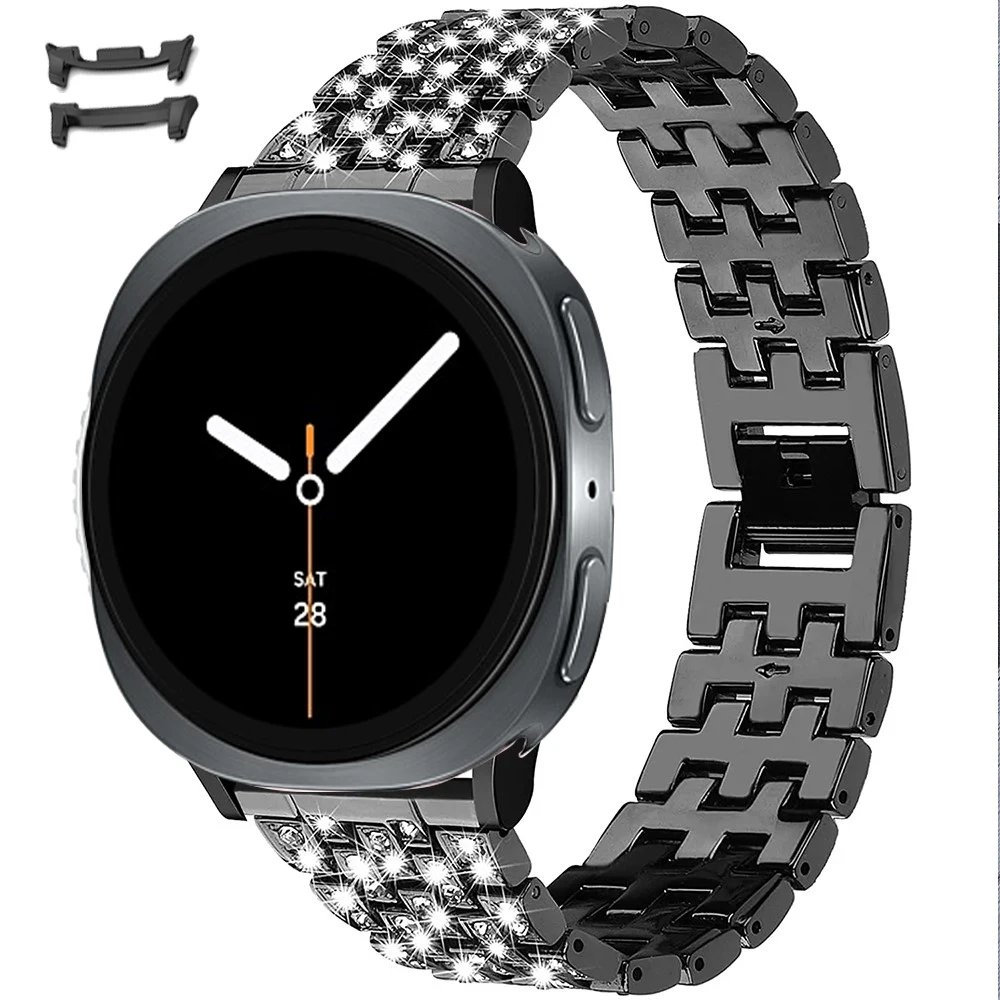 Stylish Bling Bands for Samsung Galaxy Watch 8 & Classic - Stainless Steel Amazon.com: WINGLE Bling Band for Samsung Galaxy Watch 7 6 5  main image 4