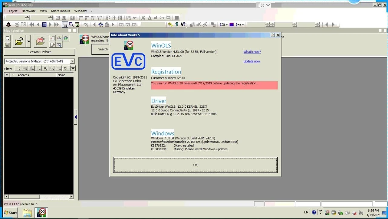 2024 Top WinOLS 4.51 With Plugins vmwar +2021 Damos+ ECM TITANIUM+ immo service tool v1.2+ ECU Remapping lessons