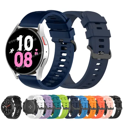 20mm Silicone Band for Samsung Galaxy Watch Active 2 40mm Strap Sport Bracelet for Samsung Galaxy Watch Active 2 44mm Watchband