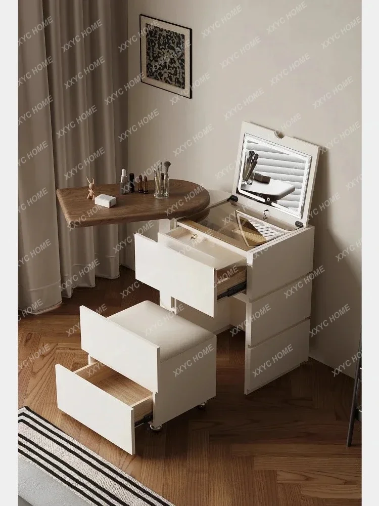 Minimalist Multifunctional Dresser Simple Modern Light Luxury Small Flip Dresser