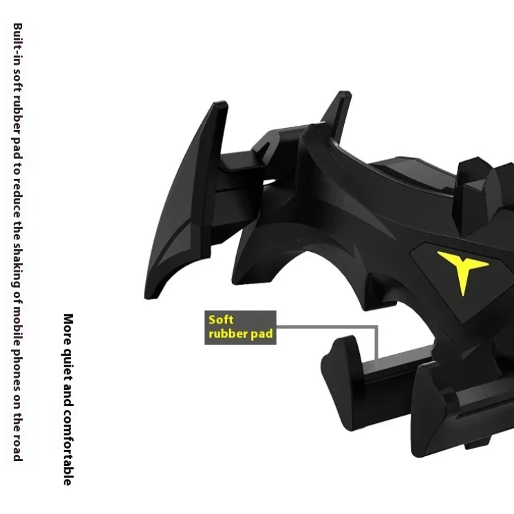 OSSKY Handsome Bat Shaped Gravity Buckle Car Phone Holder Air Outlet Navigation Phone Holder Suitable for All 4-6.5 Inch Devices