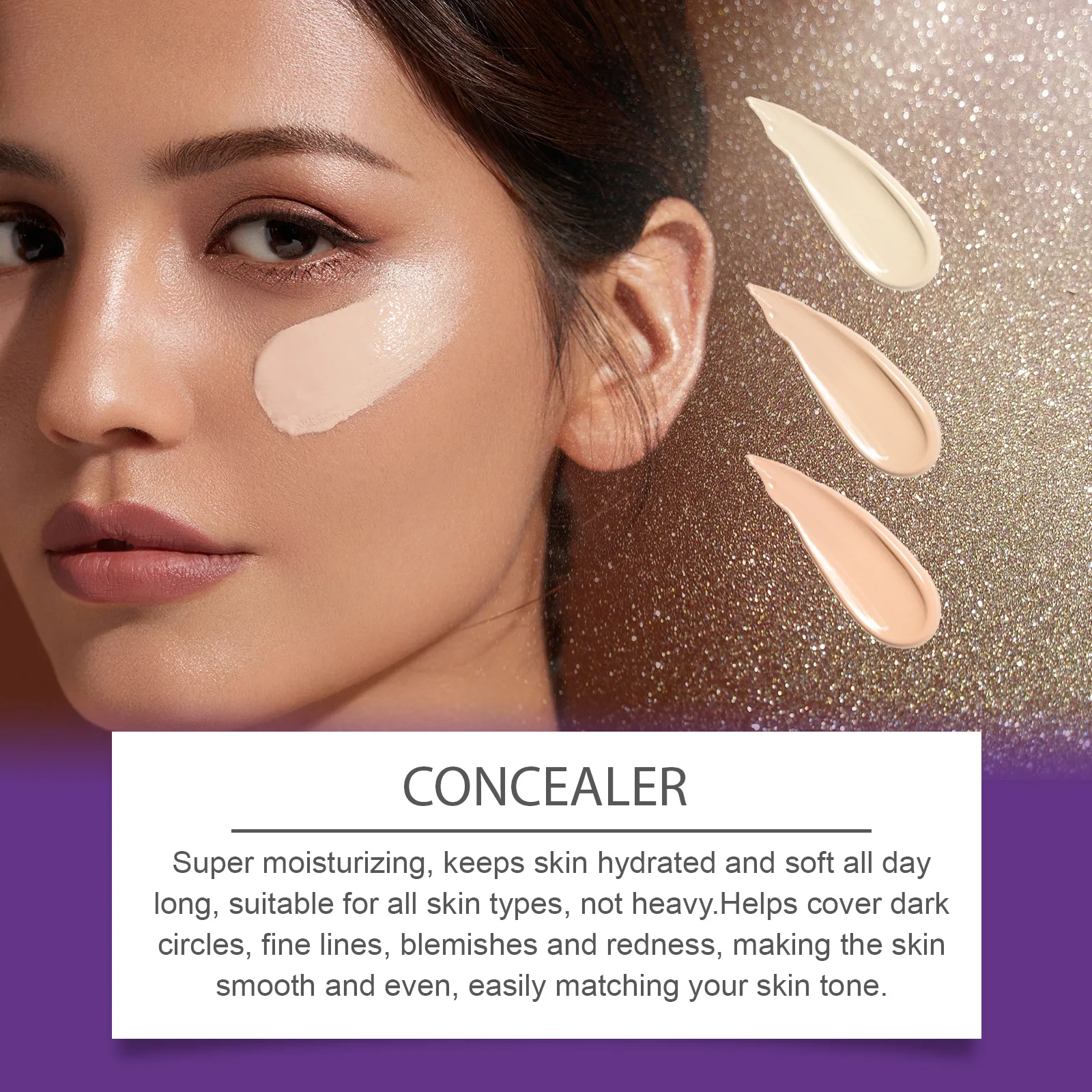 Concealer Conceals Blemishes All Skin Is Not Easy To Take Off Makeup Moisturizing Fit Light Breathable Contoring Cream