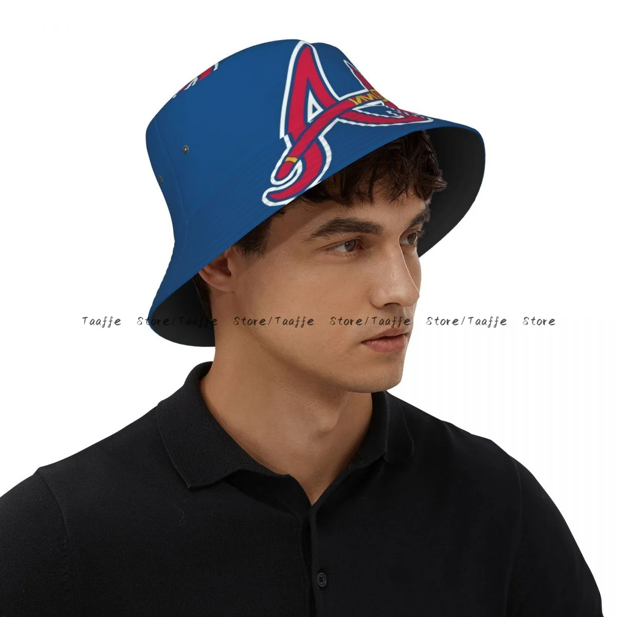 Atlanta Braves Bucket Hat Bob Fisherman Cap Outdoor Travel Sun Visor Fashion Panama