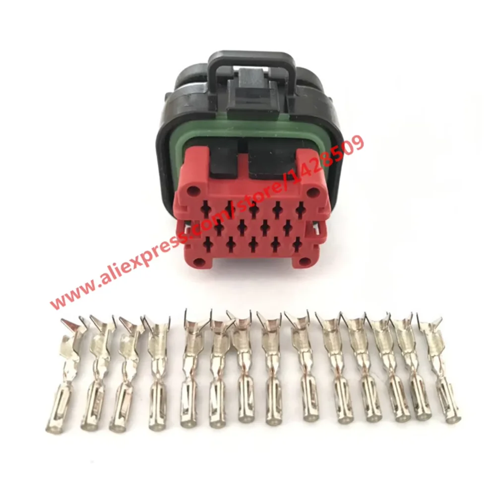 1 Set ECU High Quality 14 Pin Tyco AMP Female Waterproof Automotive Connector Plug 776273-1 With Terminals 770520-1