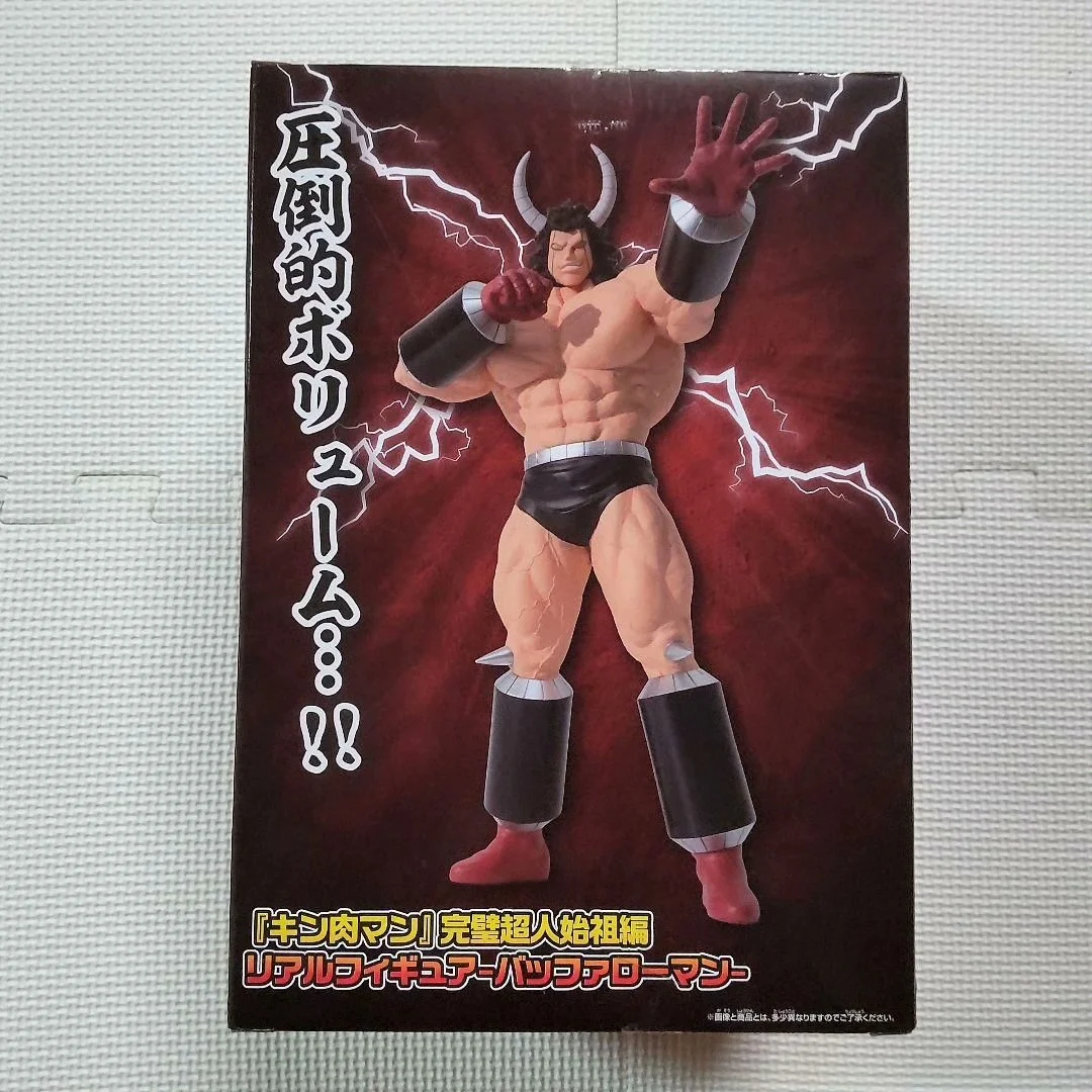 Oryginalna figurka BANDAI BANPRESTO Kinnikuman - Edycja Idealnego Pradziadka Supermana - Buffalo Man, kolekcjonerski model premium, prezent