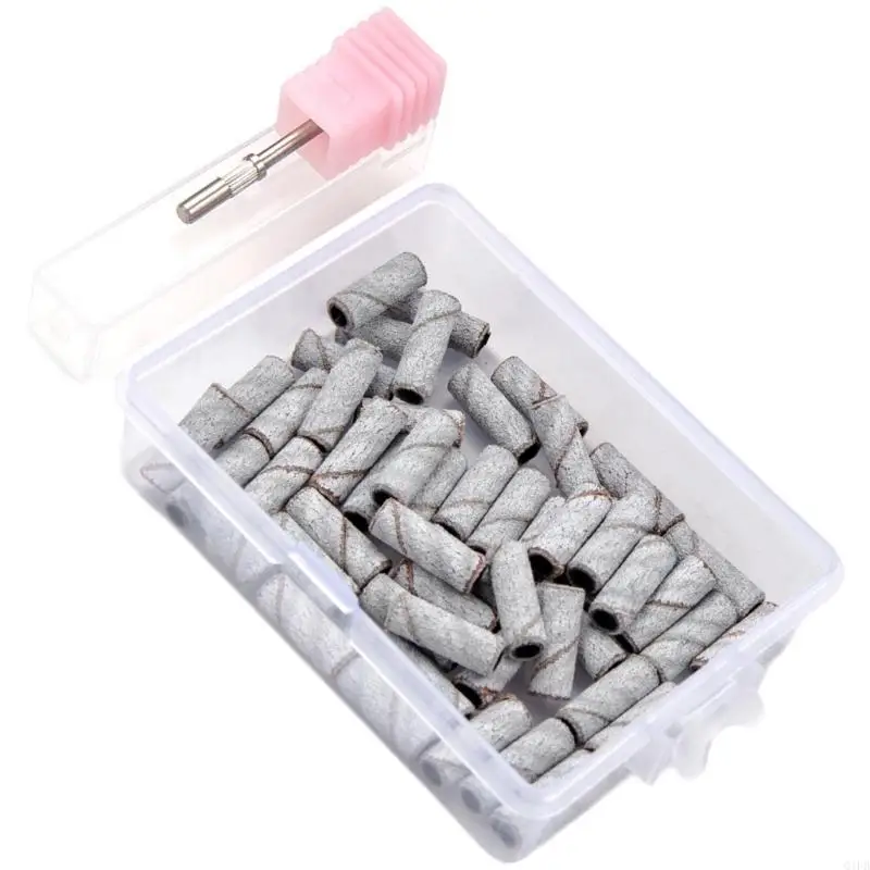 Q1FBスモールサンディングバンド80/120/150/180/240グリッツネイルドリルサンディングバンドのグリッツアクリルネイルズアクセサリー用サンディングバンド