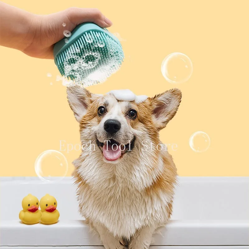 

Pet Cleaning Wash Bath Massage Brush Soft Safety Silicone Pet Accessories for Dogs Cats Tools Pet Products