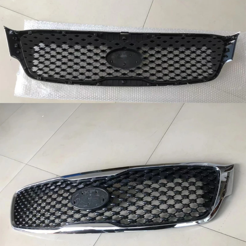 Front Grille For Kia Sorento 2015 2016 2017 2018 Racing Grills Bumper Mask Cover Replacement Mesh Car Grill