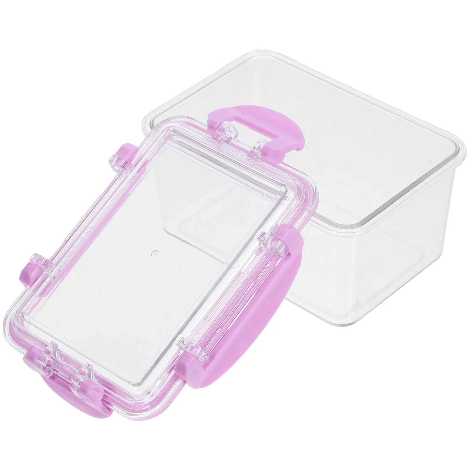 

Sealed Storage Box for Food Lightweight Transparent Container with Lid Refrigerator Safe for Grains Snacks Tea Spaghetti