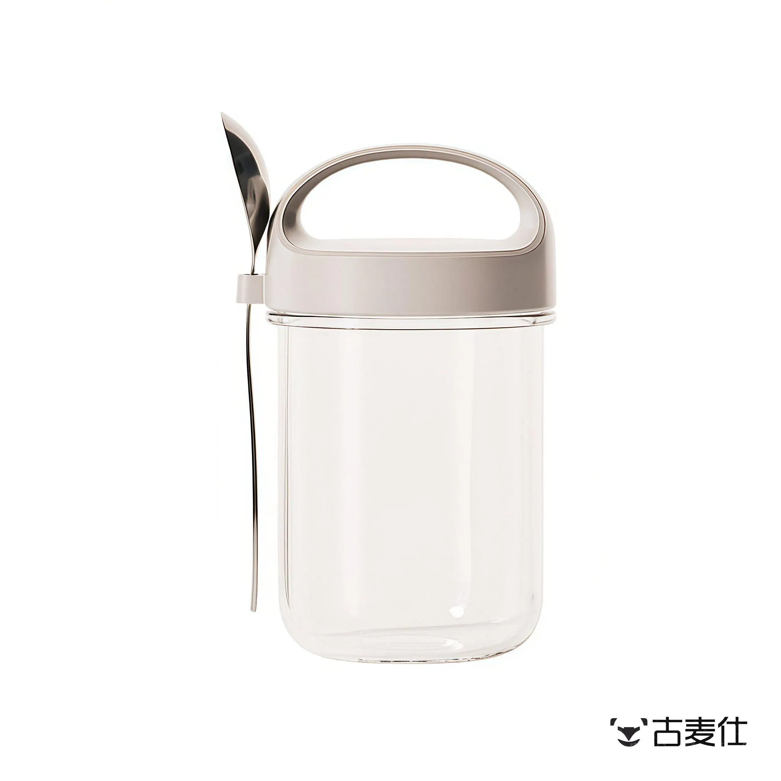 Portable Overnight Oat Cup Milkshake Glass Cup with Lid And Spoon for Takeaway Breakfast Yogurt Salad Seal Salad Milk Cup - view 5