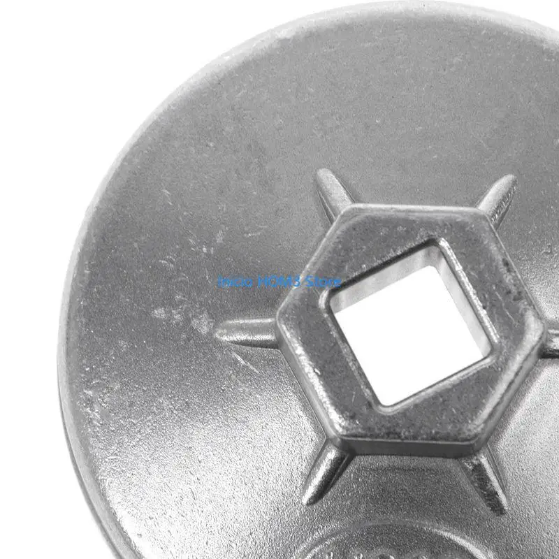 A5YD 74mm 14 플루트 알루미늄 오일 필터 렌치 소켓 리무버 벤츠 오토카 용 도구