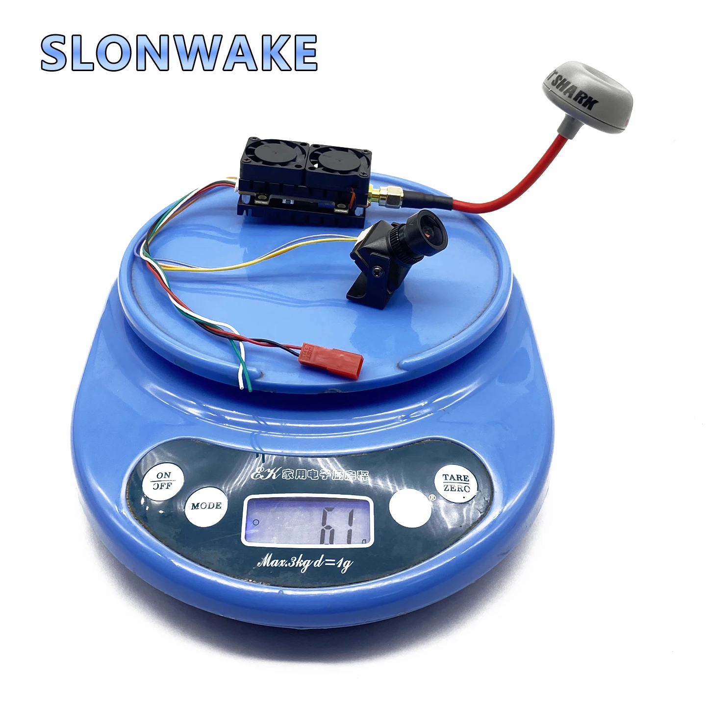 LONWAKE long-distance 5W 5.8G 48CH FPV VTX Transmitter adjustable and CMOS 1800TVL Camera Night Vision use for FPV RC Drone