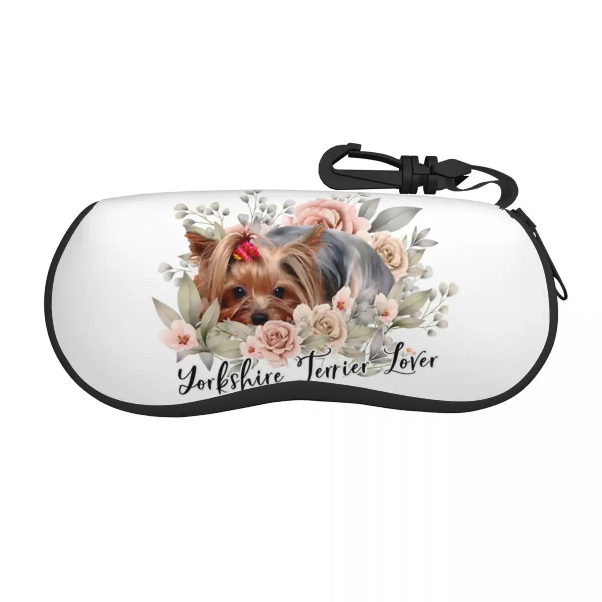 Yorkshire Terrier Mom Yorkshire Terrier Dad Shell Eyeglasses Case Cute Yorkshire Terrier Lover Glasses Case Sunglasses Box Pouch