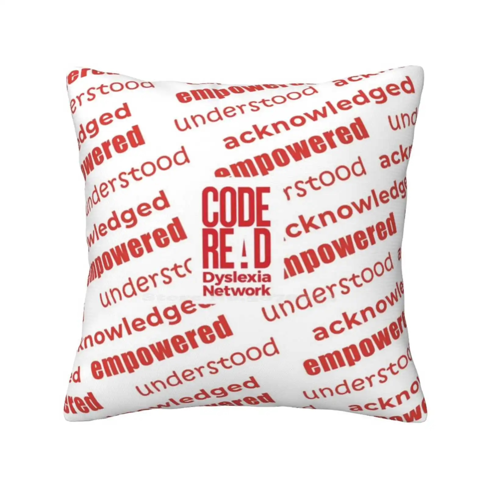 Understood Empowered Acknowledged Home Sofa Car Cushion Cover Pillowcase Understood Empowered Acknowledged Coderead Black Code