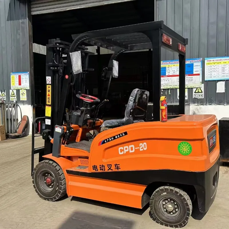 Customized 1t 2ton 3ton Lithium Battery Electric Forklift Two-Stage Mast Side Shifter For Airport Cargo Forklift diesel