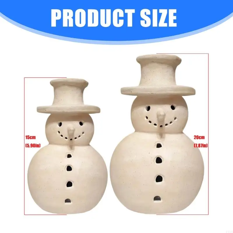 أنيقة الراتنج ثلج عيد الميلاد الديكور الرجعية عطلة زخرفة لرف الطاولة الشتاء حزب المنزل لهجة P9YB #6