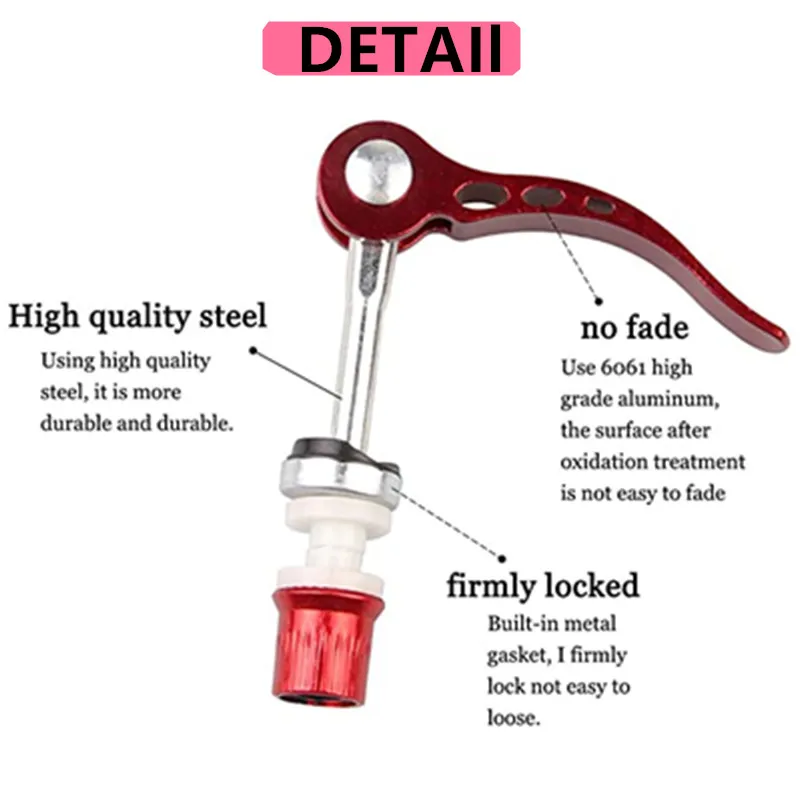 Bicycle Quick Release Aluminium Bike Seat Post Clamp Seatpost Mountain Bike Seat Tube Clamp Electric Bicycle Folding Handlebar