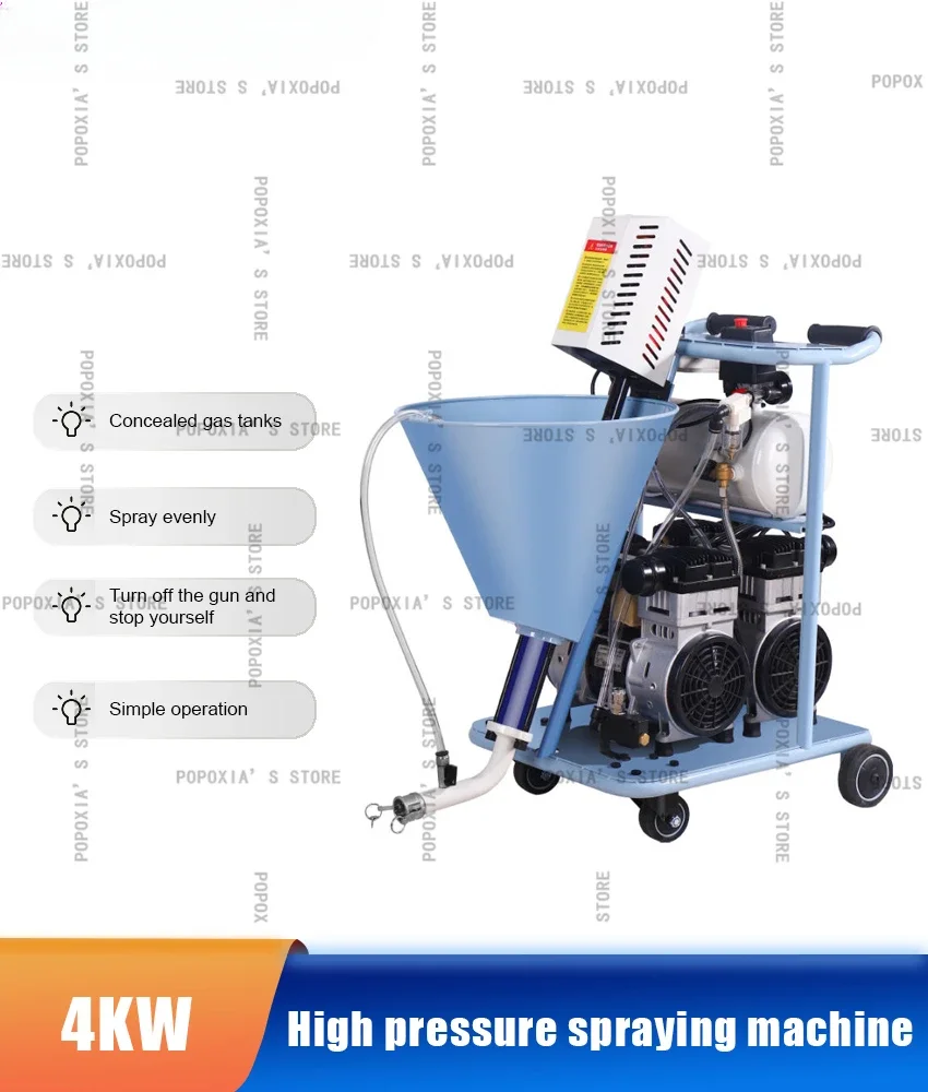 Multifunctional High Pressure Spraying Machine, Polyurethane Putty Powder, Waterproof Coating, Grout, Paint Spray 