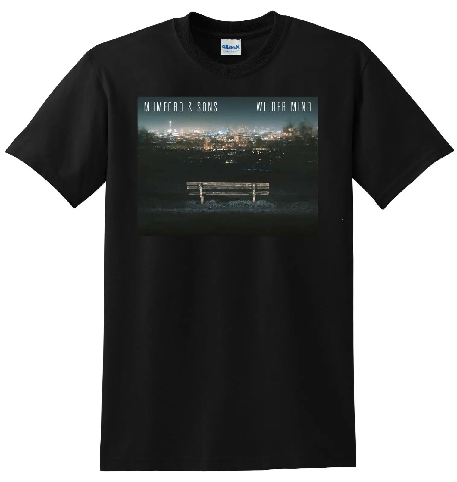 MUMFORD AND SONS T SHIRT wilder minds vinyl cd cover SMALL MEDIUM LARGE XL