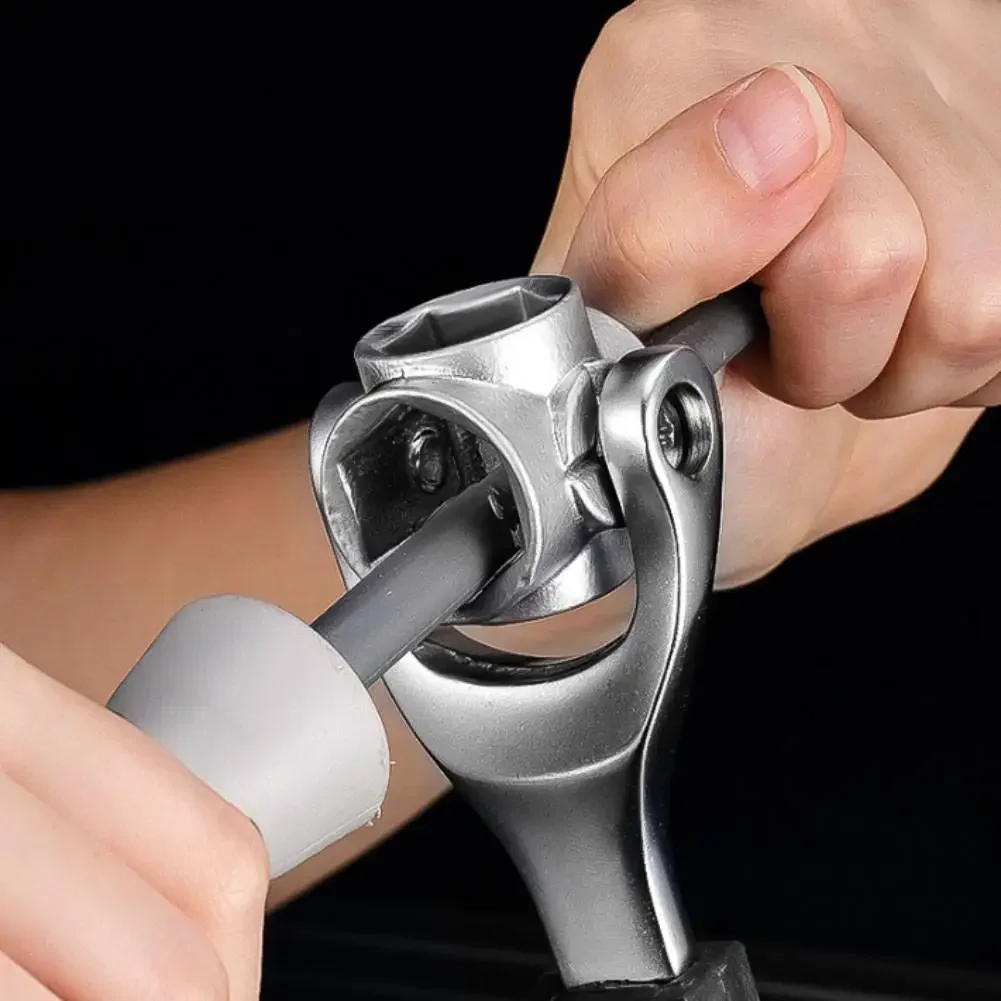 

Manual Work Multifunctional Tools Compact Tool 360 Degree Rotary Wrench Ratchet Metric And Imperial Sizes Portable Repair Tool
