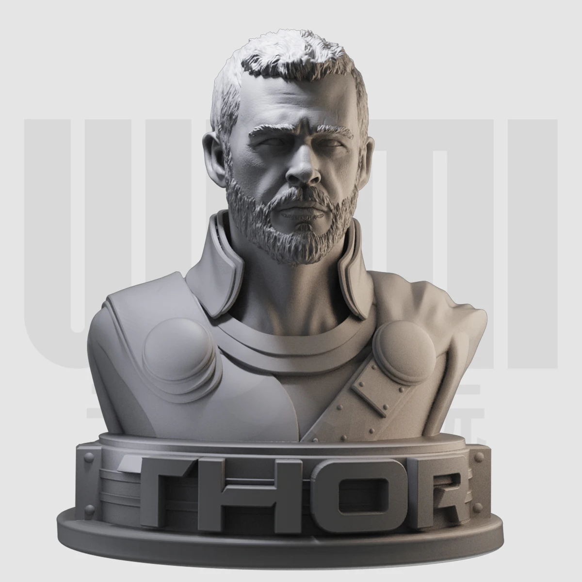 

1/10 Sol bust GK resin white mold handmade model