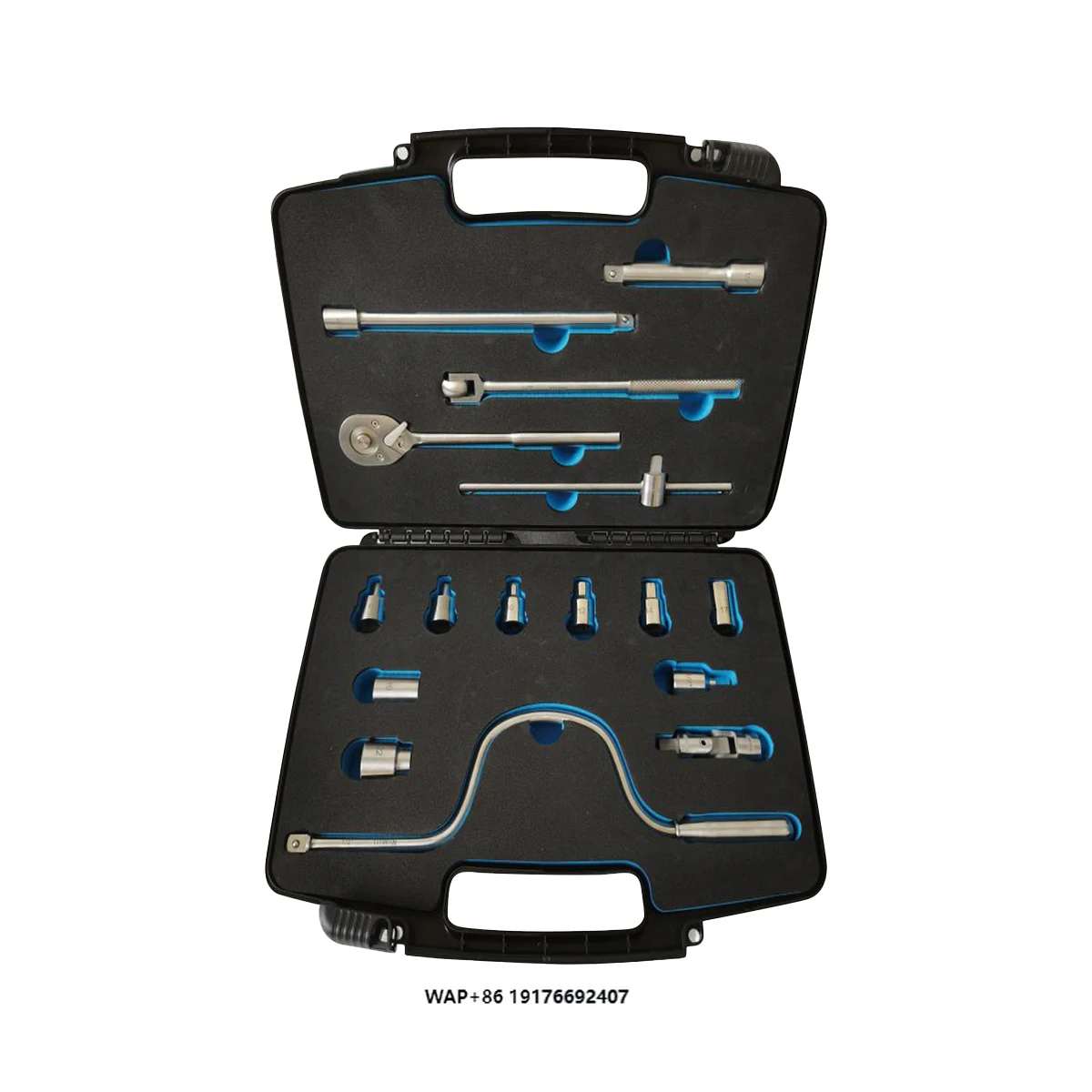 

HENITUER T1206 Titanium Tool Non Magnetic Multifunctional Titanium Tools 16PCS Set Suitable for Medical Aviation Field