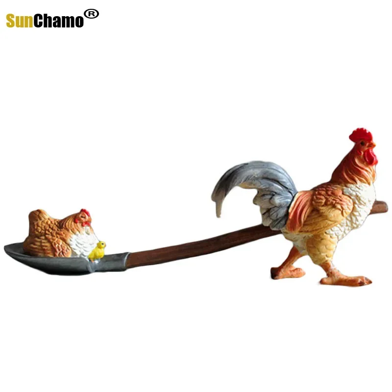 Fashion Creative Zodiac Chicken Decoration Cute Decor Gift Home Furnishing Couple Desktop Office Accessories Living Room Gifts