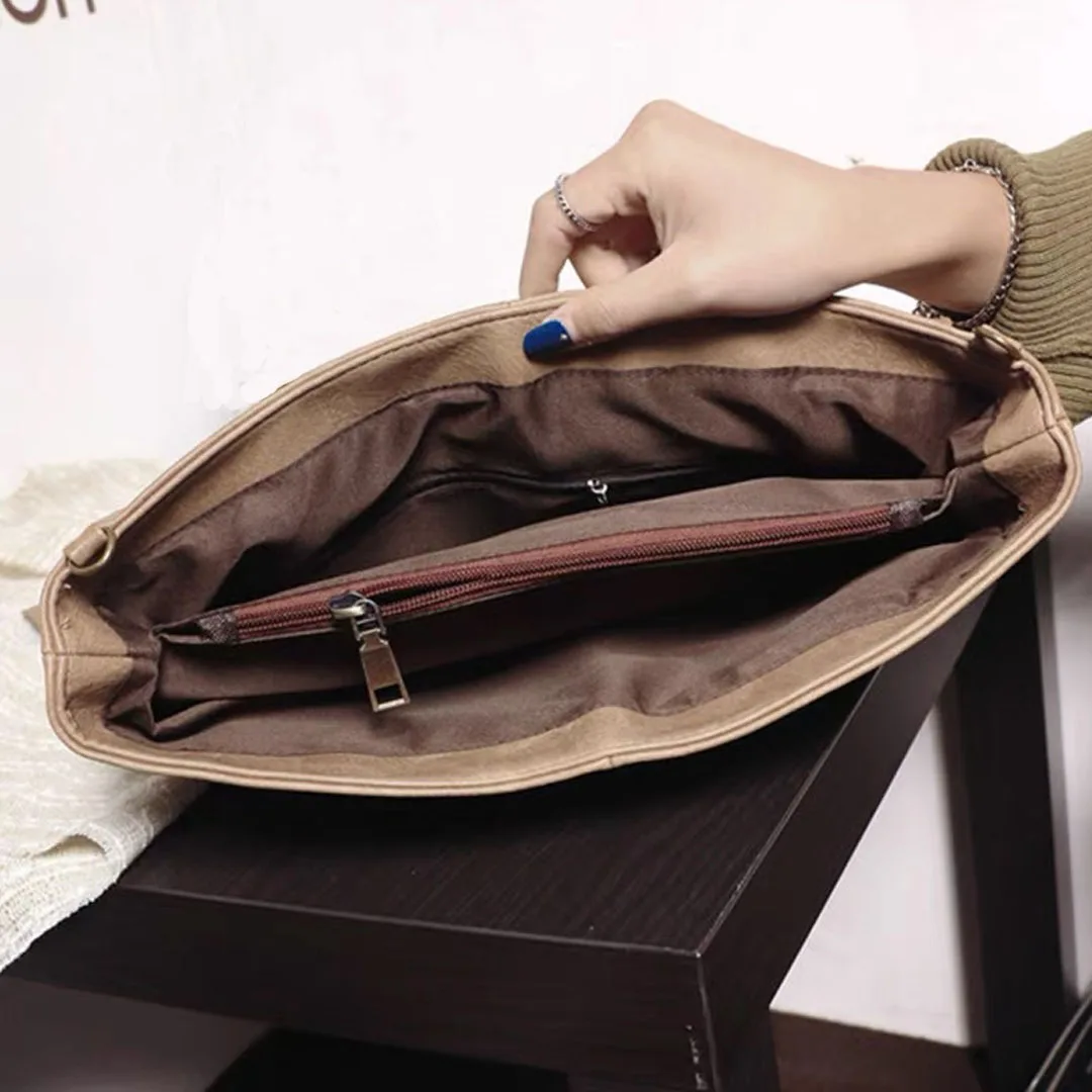Cover Style Handbag, New High-Capacity Women's File Bag, Fashionable and Versatile Handbag, Personalized and Casual Large Handba