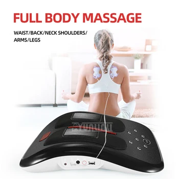 Lumbar spine massage therapy device for home