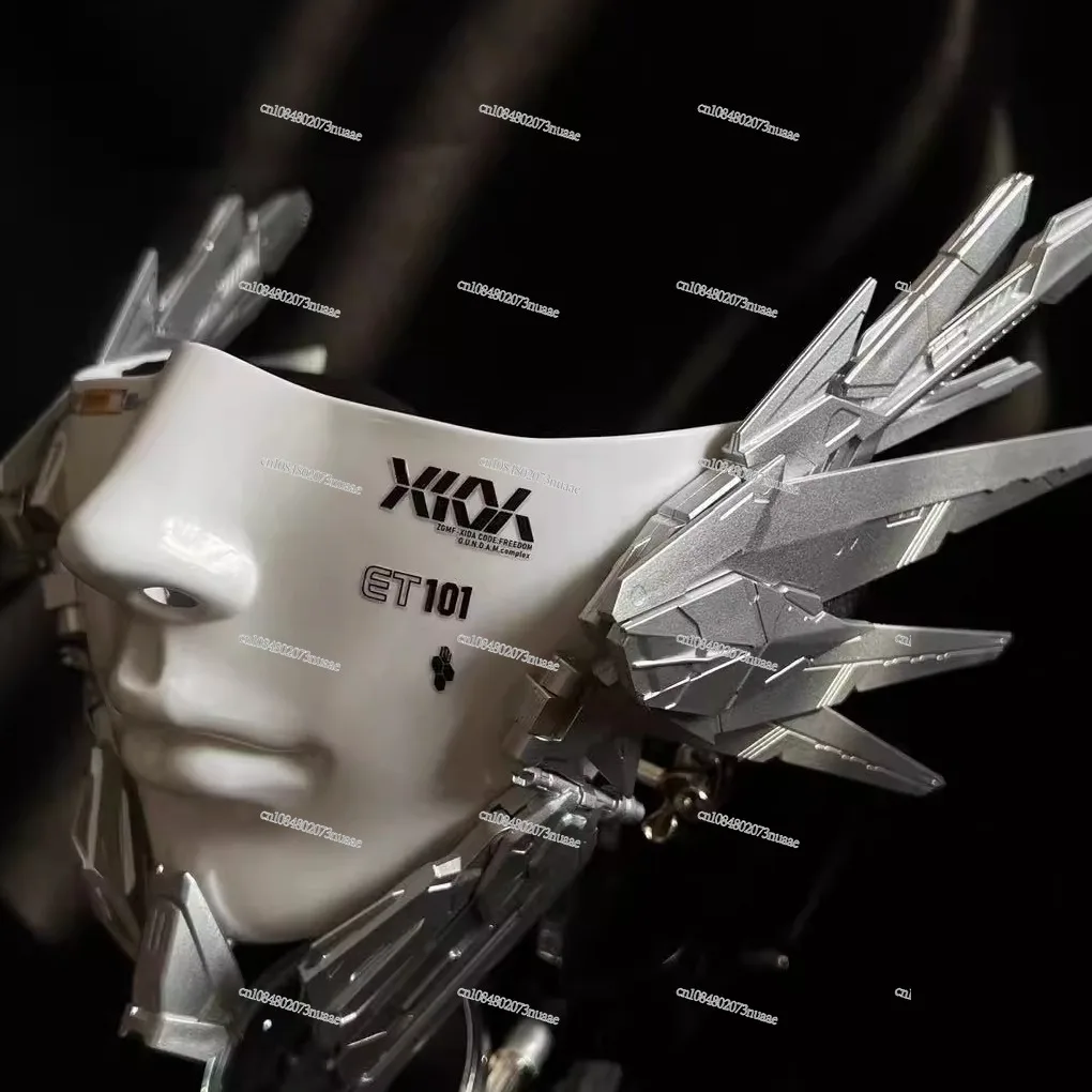 

Механическая модифицированная маска Ji Cyberpunk на половину лица MG Freedom 2.0, поддержка концертного электронного музыкального фестиваля
