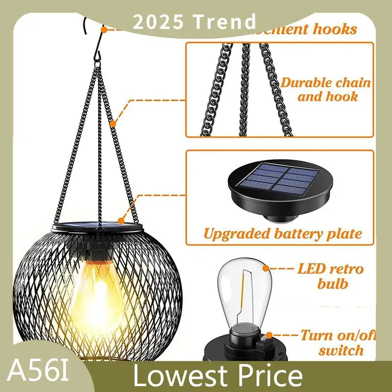 

Outdoor Solar Lantern Outdoor Lights Lanterns Waterproof Lanterns Garden Patio Party Decor A