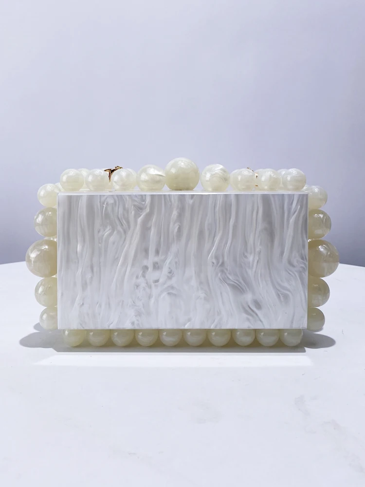 

Acrylic Box Dinner Bag 2024 New Faion Ladies Banquet Chain High-End Single oulder Slant Cross Bag Evening Clutch Handbag