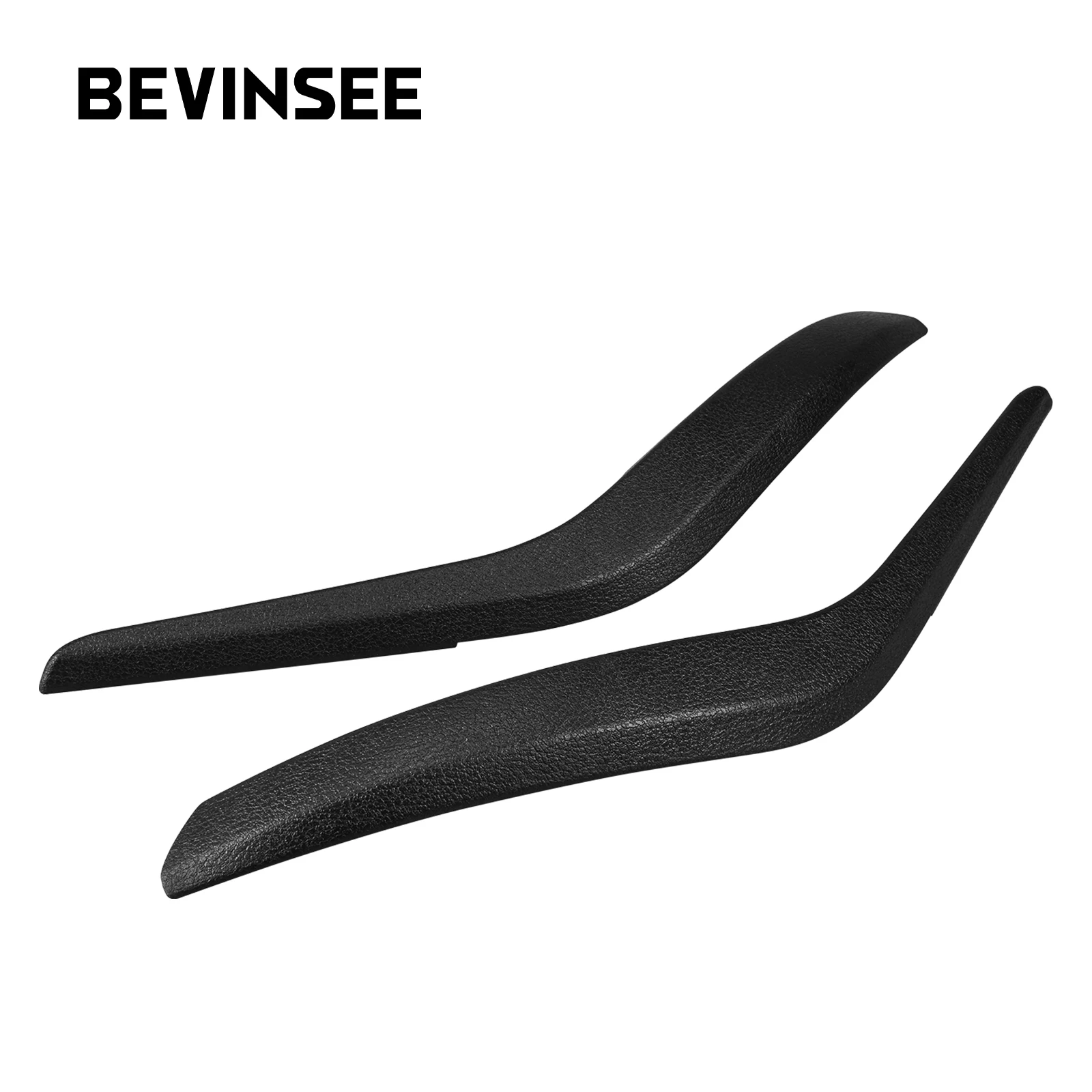 

BEVINSEE Left and Right Inner Door Handle Pull Panel Trim Black for BMW X1 E84 2009-2015