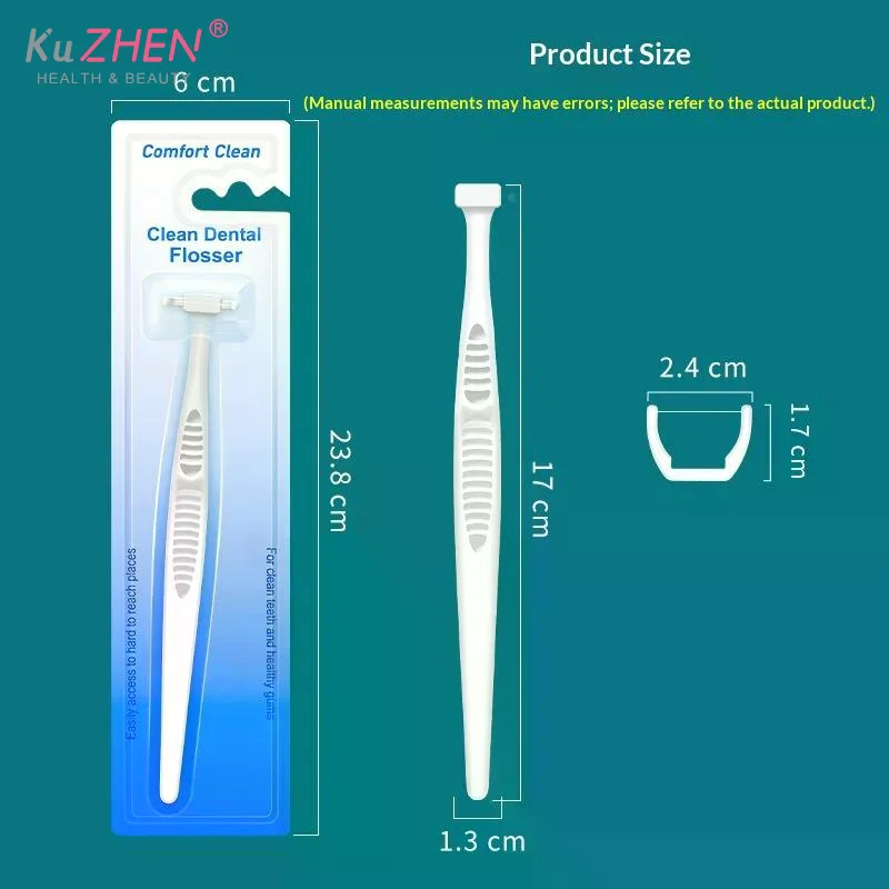 1PC Reusable  Replaceable Dental Floss Sticks Oral Cleaning Floss Sticks Dentist Teeth Sticks Oral Care Hygiene Toothpick Tools