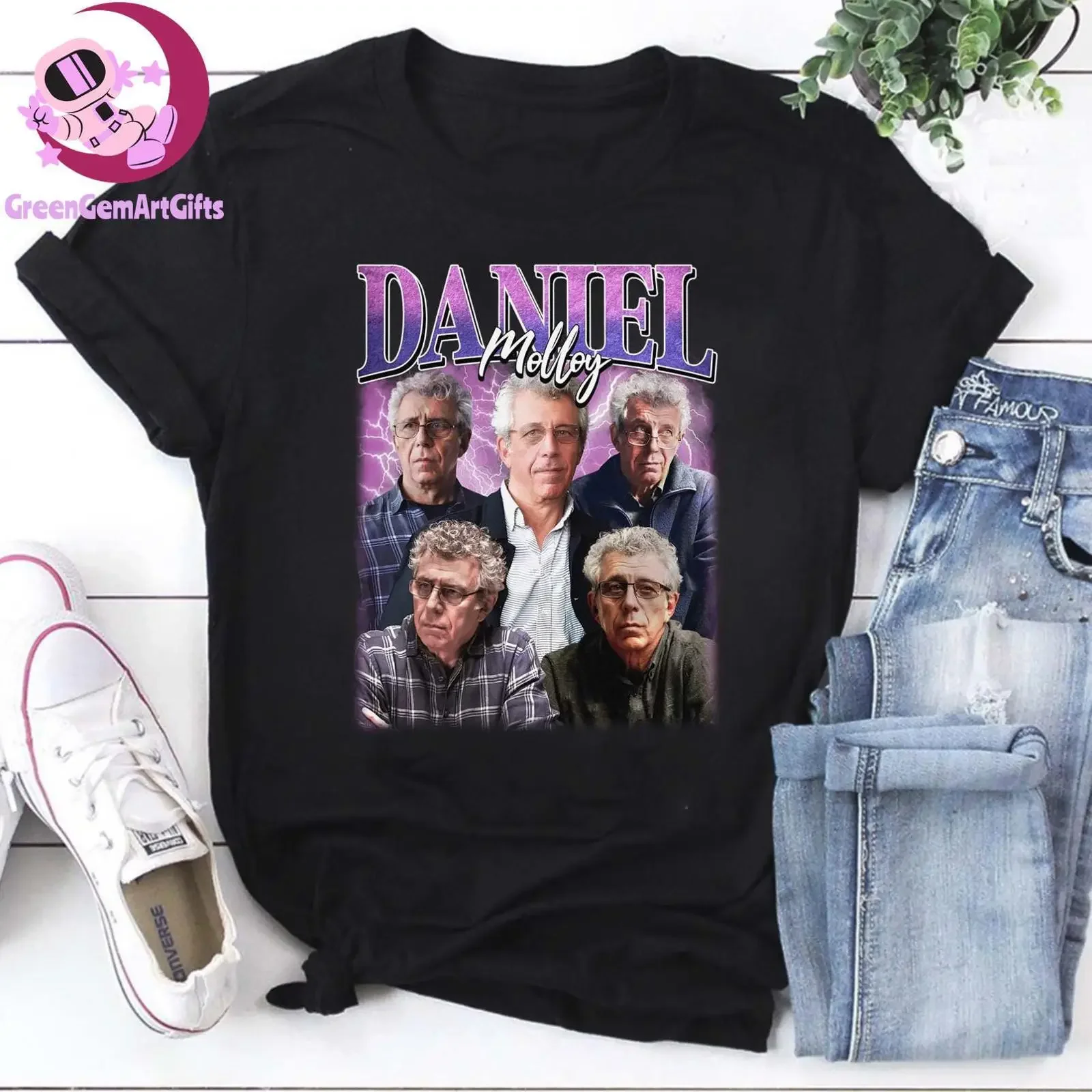 Daniel Molloy Bootleg Retro T Shirt Vintage Movie Vampire Eric Bogosian SweaT vintage Washed Unisex Breathable homme streetwear